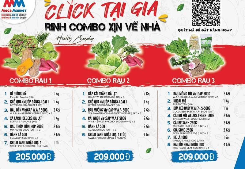 Combo thực phẩm tại siêu thi MM Mega Martket Combo thực phẩm tại siêu thi MM Mega Martket