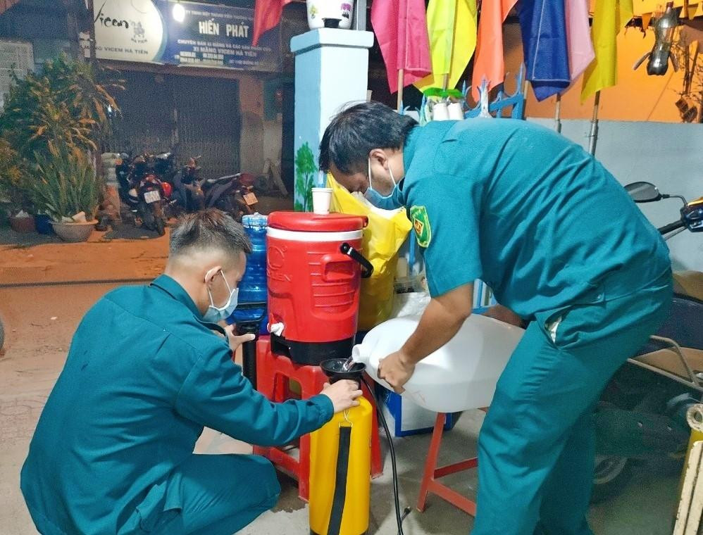 Pha nước khử khuẩn Pha nước khử khuẩn