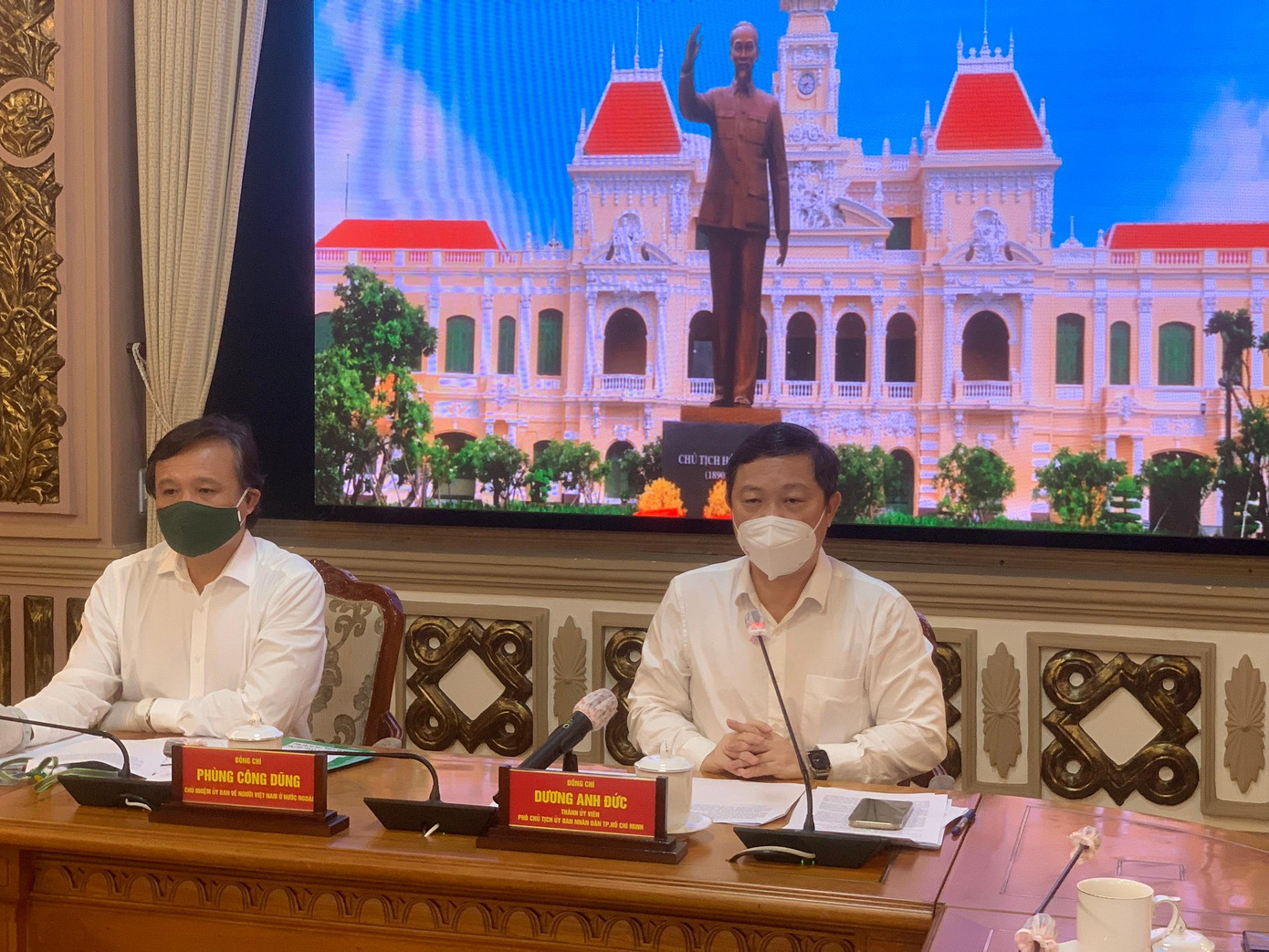 Phó Chủ tịch UBND TPHCM Dương Anh Đức đánh giá cao các ý kiến từ các chuyên gia kiều bào