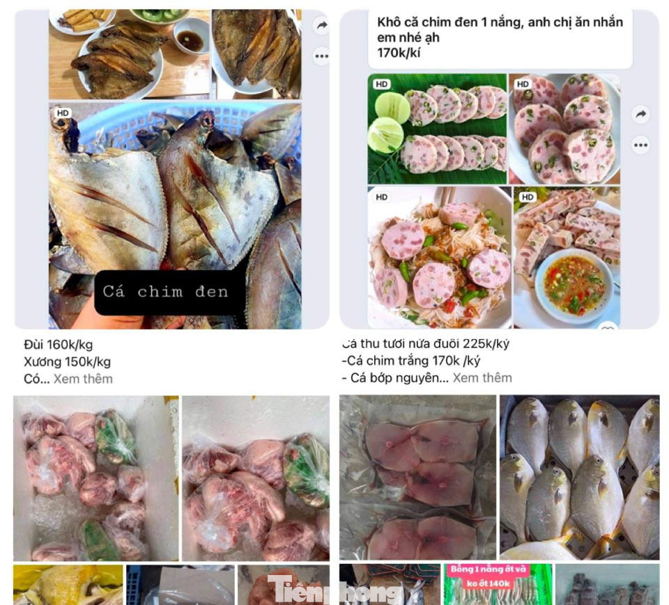 Đủ các món ăn, thực phẩm được chào bán trên các nhóm của cư dân chung cư, khách mua và người biết đa số đều quen biết, tất cả đều tin nhau là chính. Đủ các món ăn, thực phẩm được chào bán trên các nhóm của cư dân chung cư, khách mua và người biết đa số đều quen biết, tất cả đều tin nhau là chính.