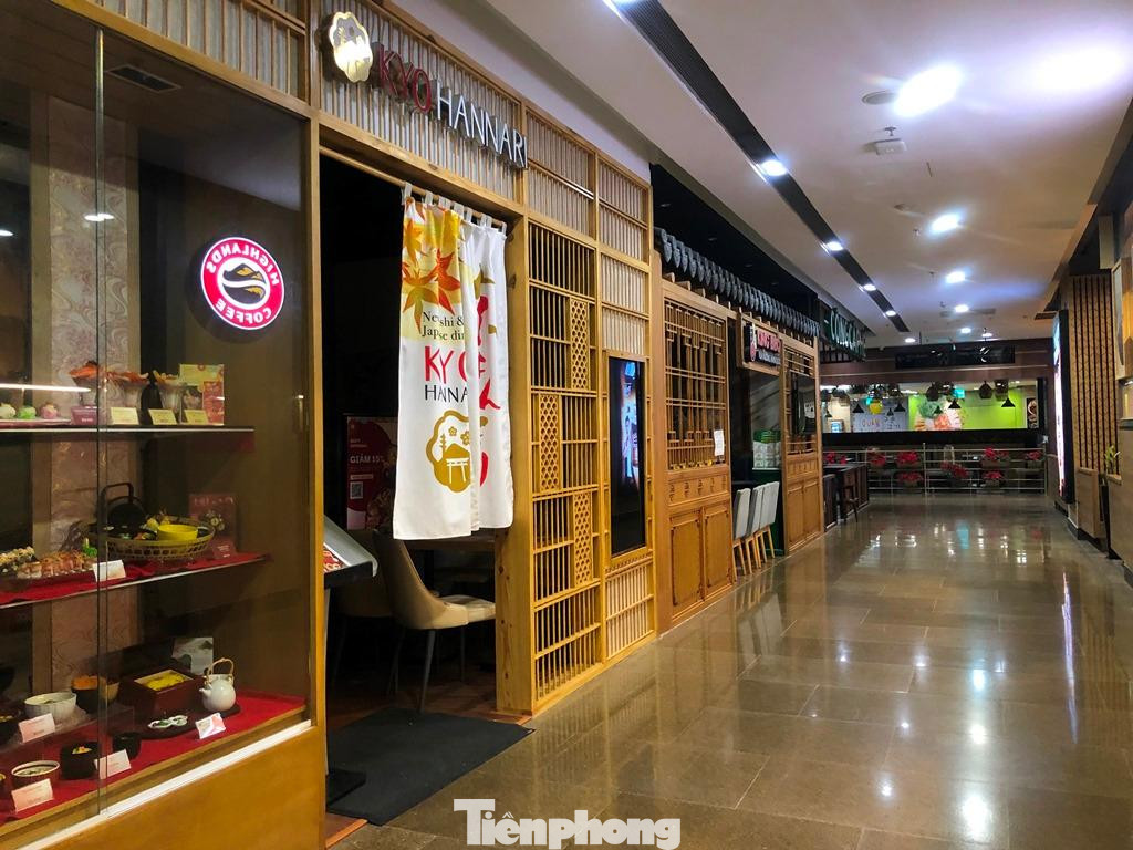 Một quán ăn Nhật chưa hoạt động