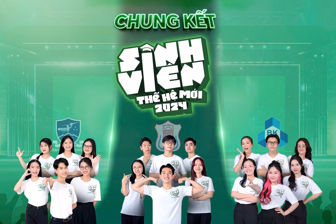 Ba đội sinh viên xuất sắc nhất sẽ so tài cùng nhau tại đêm Chung kết.