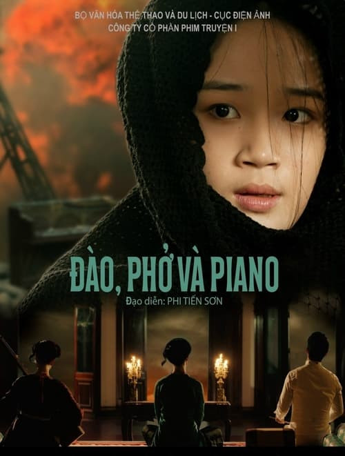 Poster Đào, phở và piano.