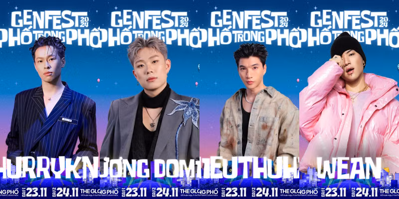 Loạt 'mỹ nam' của Anh trai say hi xác nhận "đổ bộ" GENfest 2024.