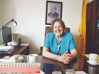 Đại sứ Vitoria Alice Cleaver tin tưởng công tác tổ chức Confederations cũng như World Cup 2014 của nước chủ nhà Brazil sẽ thành công tốt đẹp. ảnh: Tuấn Đức