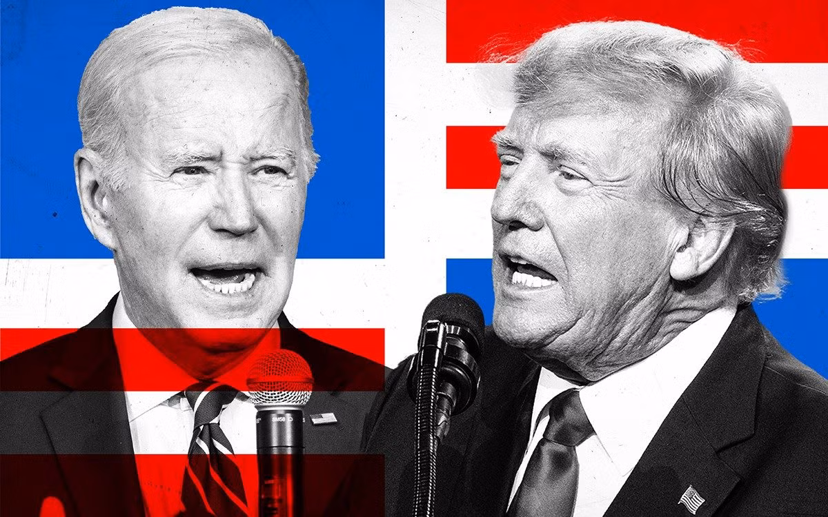 Hai ông Joe Biden và Donald Trump có thể tiếp tục cuộc đua vào Nhà Trắng năm 2024. Ảnh: The Telegraph.