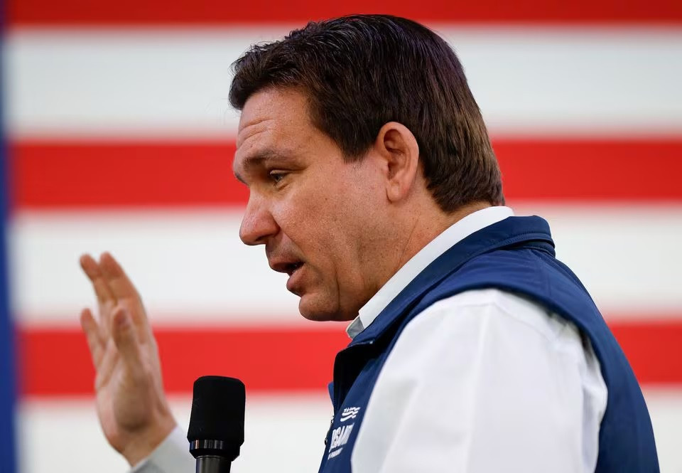 Thống đốc Florida Ron DeSantis. Ảnh: Reuters.