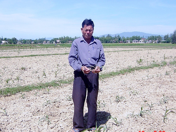 Hạ du Vu Gia đói diện nguy cơ hạn hán nặng. Ảnh Nam Cường