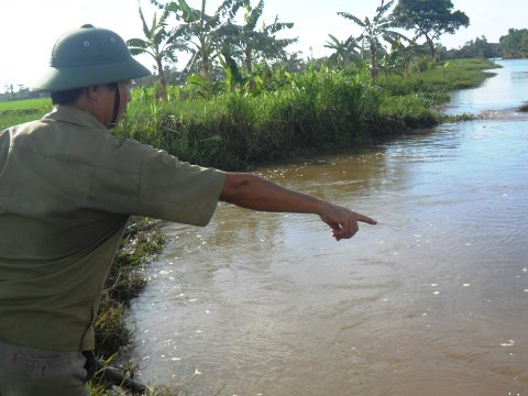 Khúc sông nơi em Trường gặp nạn