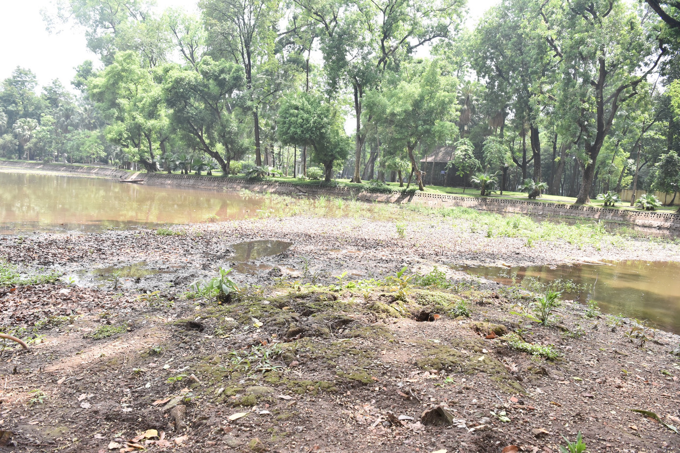 Vì là hồ khép kín nên lượng nước chủ yếu được nhận từ những cơn mưa.