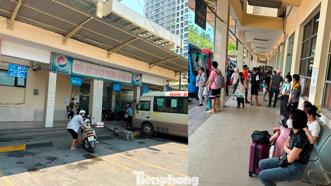 Do lượng khách tăng trên một số tuyến, dẫn đến một số thời điểm khu vực xếp khách bến xe Mỹ Đình vắng xe khách, khách phải ngồi chờ đợi một thời gian.