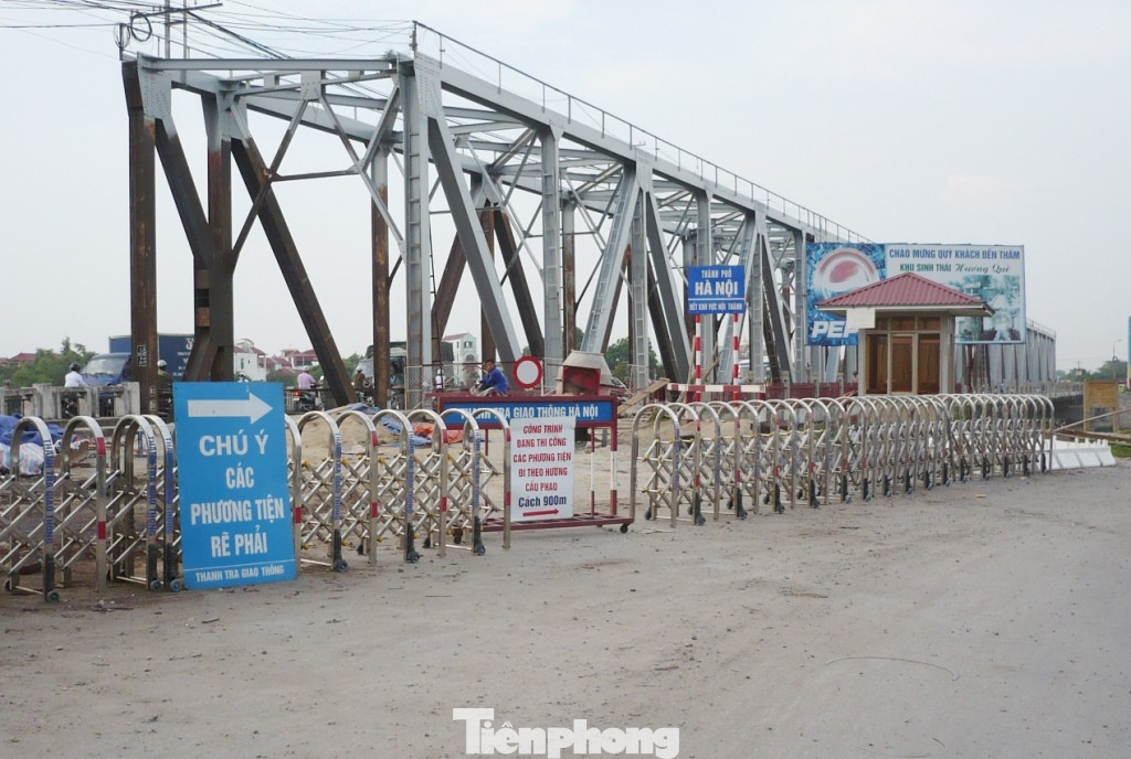 Cầu Đuống sẽ đóng cầu cấm người và xe qua lại từ 22 giờ đêm nay. Ảnh: T.Đảng Cầu Đuống sẽ đóng cầu cấm người và xe qua lại từ 22 giờ đêm nay. Ảnh: T.Đảng