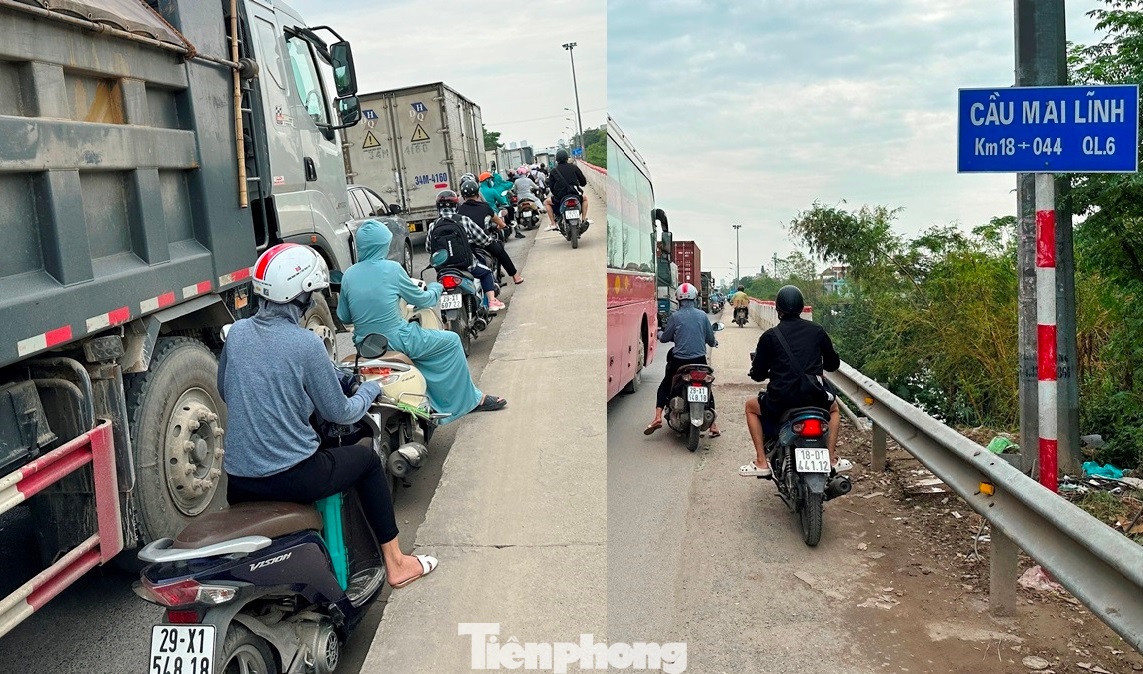 Dự án có hạng mục xây cầu Mai Lĩnh mới, tuy nhiên đến nay, đã hết nửa thời gian thi công dự án nhưng cầu Mai Lĩnh mới vẫn chưa thấy thi công, người dân đang khổ sở đi qua cầu Mai Lĩnh cũ - đang và đã ùn tắc, xuống cấp.