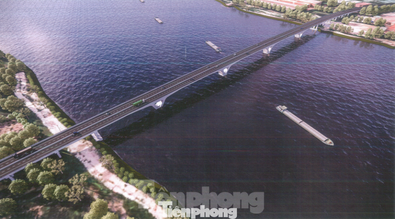 Chiều rộng cầu chính vượt sông và cầu cạn đoạn vượt vùng lòng hồ Vân Cốc và cầu dẫn phía Hà Nội rộng 20,5 m, quy mô 4 làn xe cơ giới và 2 làn xe thô sơ; phần đường nối từ quốc lộ 32 đến cầu cạn vượt lòng hồ Vân Cốc rộng 32 m, quy mô 6 làn xe cơ giới và 2 làn xe thô sơ. Chiều rộng cầu chính vượt sông và cầu cạn đoạn vượt vùng lòng hồ Vân Cốc và cầu dẫn phía Hà Nội rộng 20,5 m, quy mô 4 làn xe cơ giới và 2 làn xe thô sơ; phần đường nối từ quốc lộ 32 đến cầu cạn vượt lòng hồ Vân Cốc rộng 32 m, quy mô 6 làn xe cơ giới và 2 làn xe thô sơ.