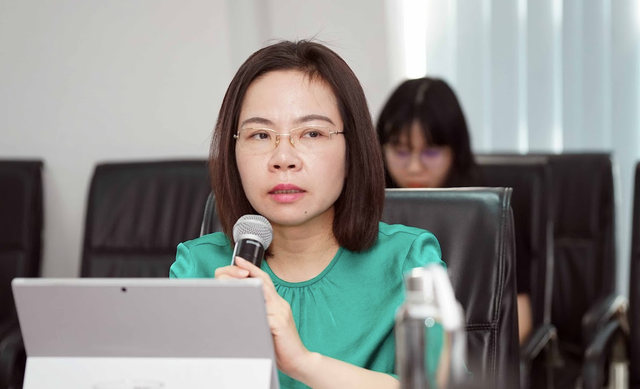 Bà Hà Thu Giang- Vụ trưởng Vụ Tín dụng các ngành kinh tế - Ngân hàng Nhà nước (ảnh: NT). Bà Hà Thu Giang- Vụ trưởng Vụ Tín dụng các ngành kinh tế - Ngân hàng Nhà nước (ảnh: NT).