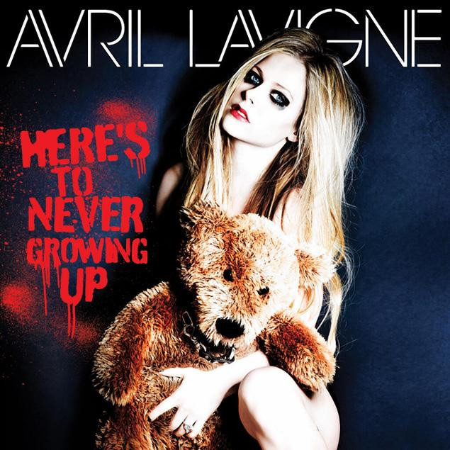Ảnh bìa single mới Here's To Never Growing Up táo bạo của Avril Lavigne