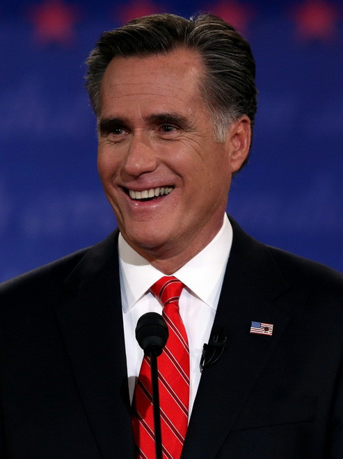 Trang phục của ứng viên tổng thống Đảng Cộng hòa Mitt Romney trong buổi tranh luận thứ nhất
