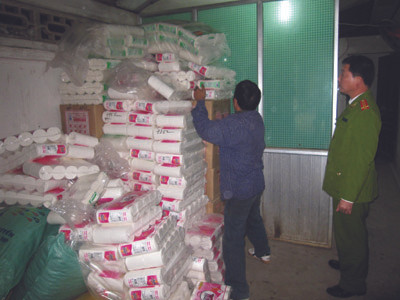 Lô hàng lậu mới bị Đội liên ngành Cao Lộc bắt giữ