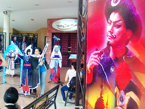 Sân khấu Hoàng Thái Thanh ở trong cung thiếu nhi. Ảnh: Nguyên anh