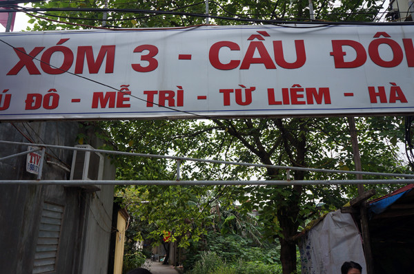 Hàng trăm ngôi nhà mọc trên đất nông nghiệp tại khu vực Cầu Đôi (Phú Đô, Mễ Trì)