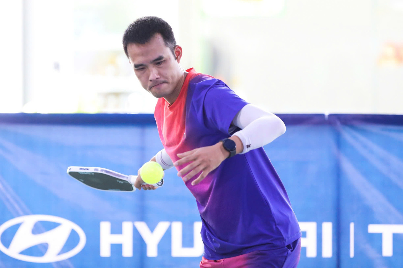 Chung kết đơn nam chuyên nghiệp (trên 35 tuổi) giữa hai tay vợt Ngô Đức Dương và Trần Mai Lâm.