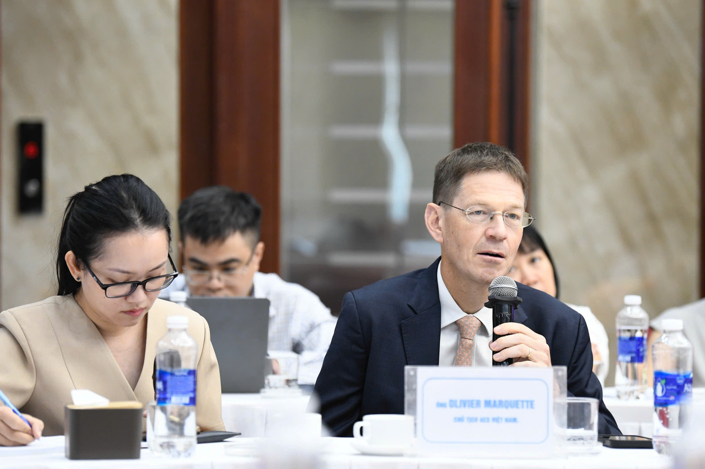 Ông Olivier Marquette - Chủ tịch AES Việt Nam.