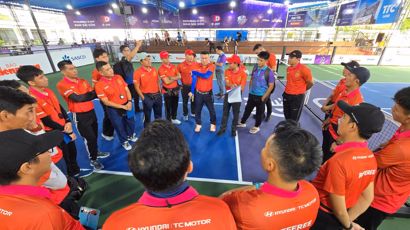 Ngày thứ hai Giải Pickleball Việt Nam - Cúp Hyundai Thành Công 2025: Xác định nhiều cặp chung kết ảnh 31