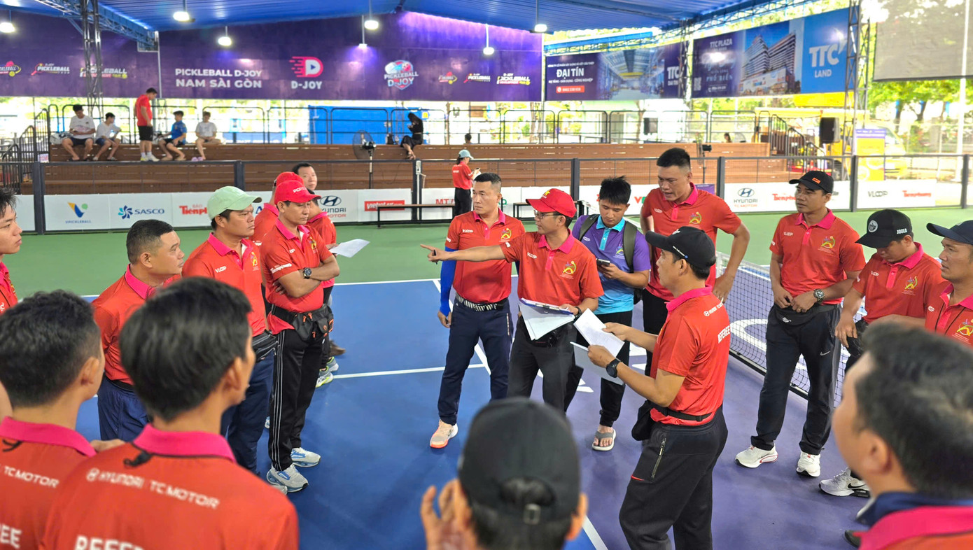 Ngày thứ hai Giải Pickleball Việt Nam - Cúp Hyundai Thành Công 2025: Xác định nhiều cặp chung kết ảnh 32