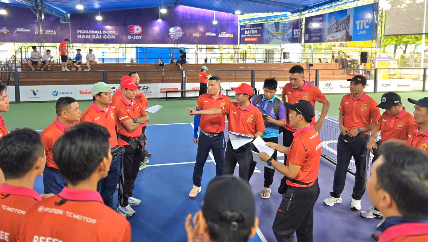 Ngày thứ hai Giải Pickleball Việt Nam - Cúp Hyundai Thành Công 2025: Xác định nhiều cặp chung kết ảnh 32
