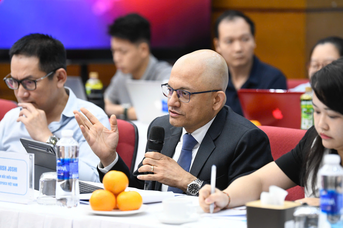 Ông Ashish Joshi - Tổng Giám đốc điều hành Suntory PepsiCo Việt Nam.