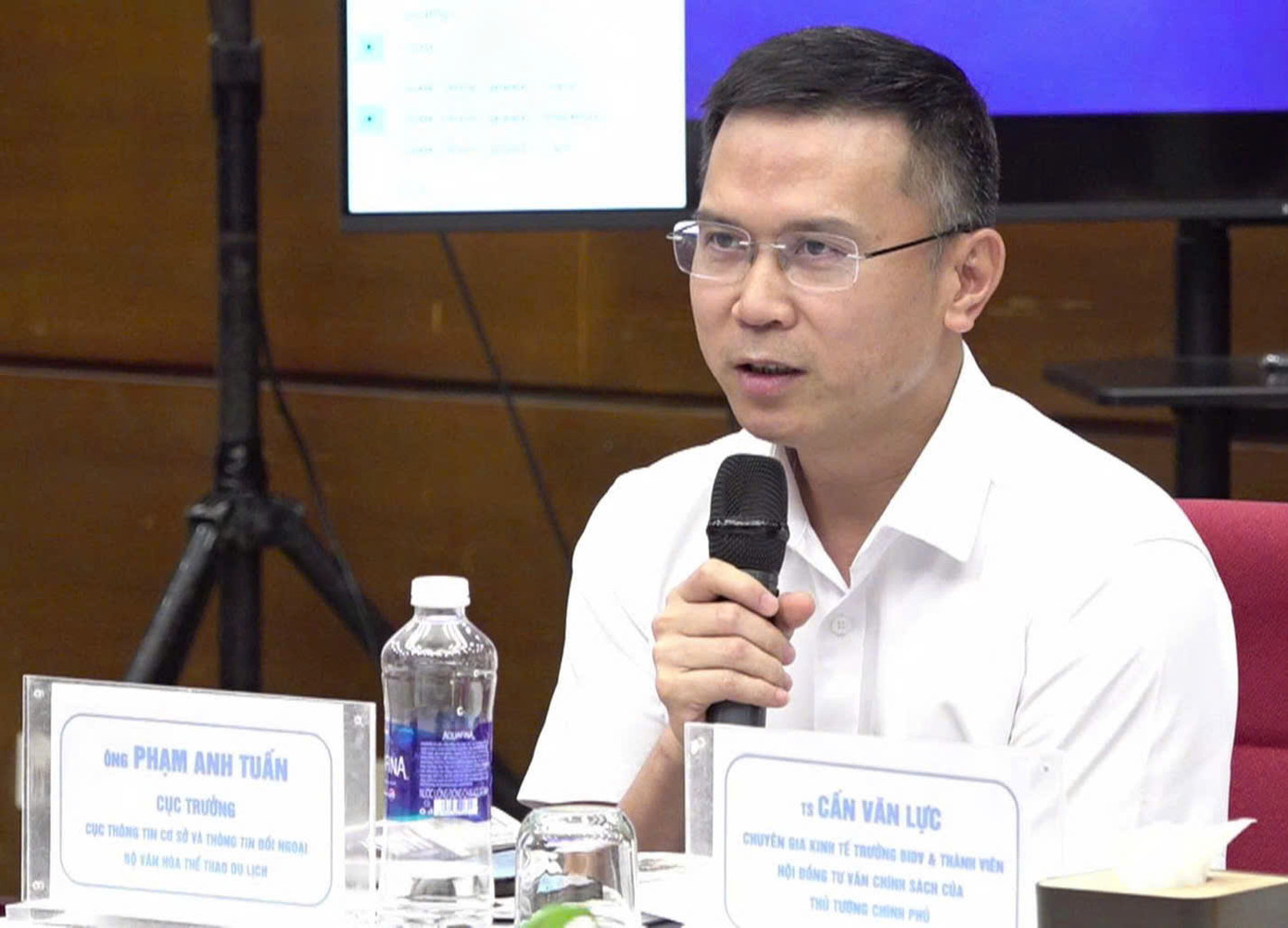 Ông Phạm Anh Tuấn - Cục trưởng Cục Thông tin cơ sở và Thông tin đối ngoại, Bộ Văn hóa, Thể thao và Du lịch.