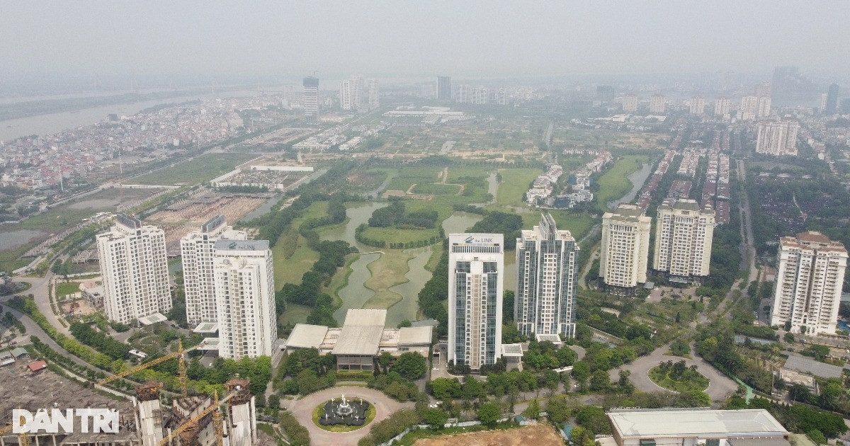 Một góc Khu đô thị siêu sang Ciputra, quận Tây Hồ, Hà Nội (Ảnh: Hà Phong).