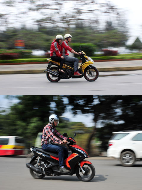 Air Blade 125 tốt hơn trong phố, Nouvo SX ngon hơn trên đường trường