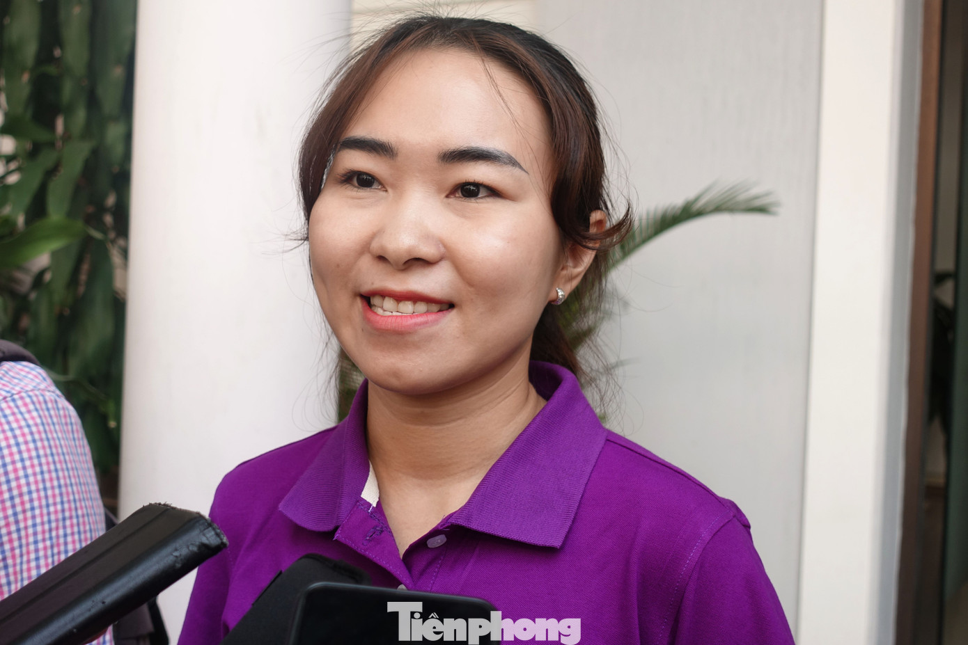 Chị Nguyễn Thị Lan Phương - một trong những học viên đầu tiên của lớp Quản lý nhà ga tuyến metro số 1 TPHCM.