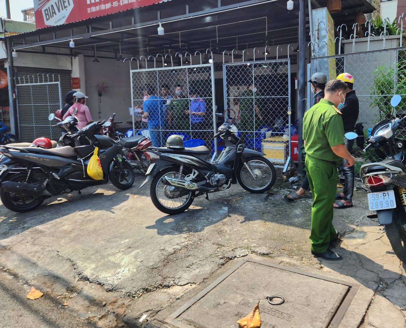 Quán nhậu nơi xảy ra vụ việc. Ảnh: A.X