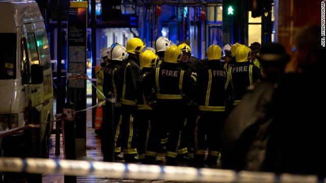 Đội cứu hỏa tại hiện trường