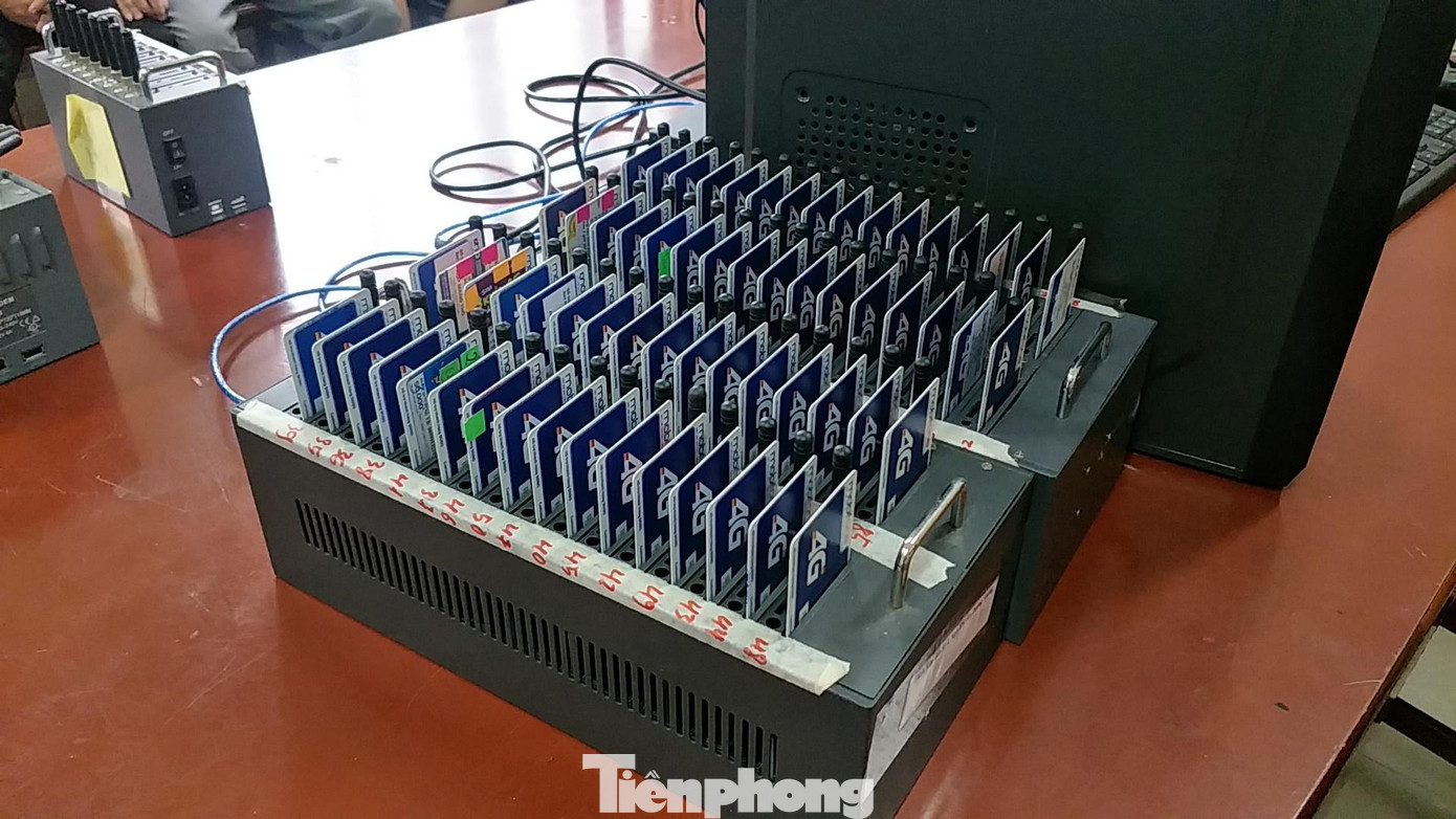 Máy móc thu giữ. Ảnh: Thanh Hà