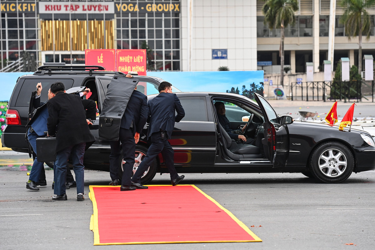 Một tình huống diễn tập của lực lượng cảnh vệ vào năm 2021.