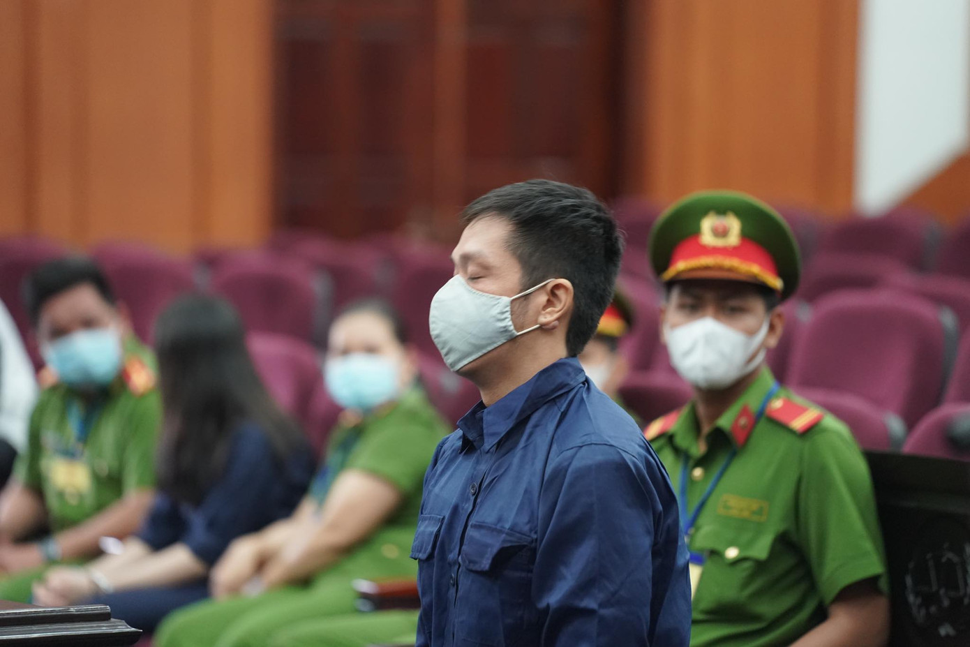 Bị cáo Nguyễn Kim Trung Thái. Bị cáo Nguyễn Kim Trung Thái.