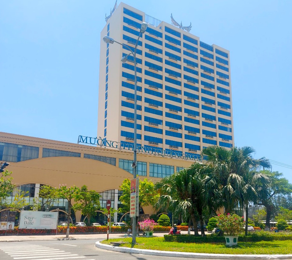 Tổ hợp công trình Mường Thanh Quảng Nam tại TP Tam Kỳ. Ảnh Hoài Văn Tổ hợp công trình Mường Thanh Quảng Nam tại TP Tam Kỳ. Ảnh Hoài Văn