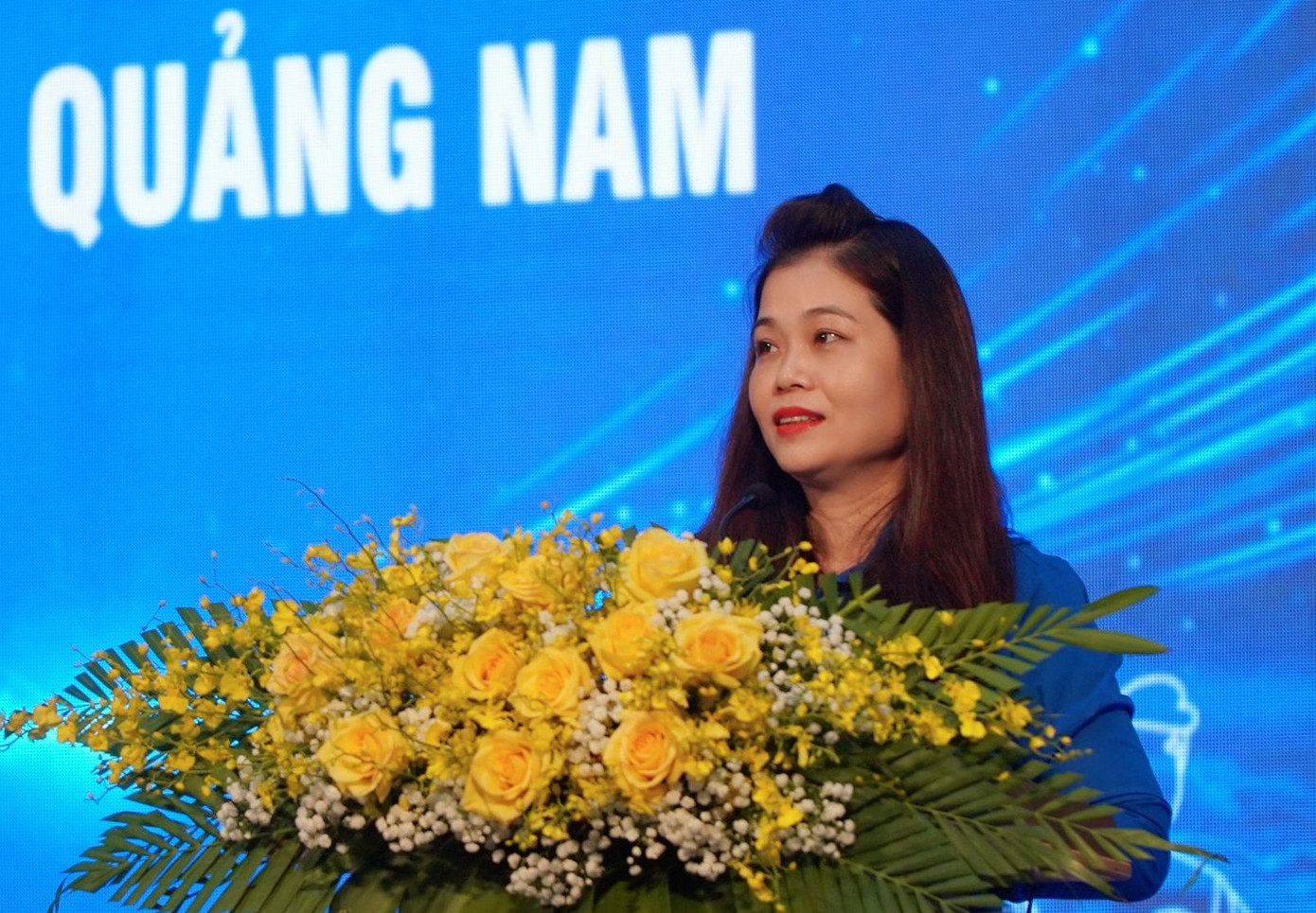 Chị Phạm Thị Thanh – Bí thư Tỉnh Đoàn Quảng Nam.