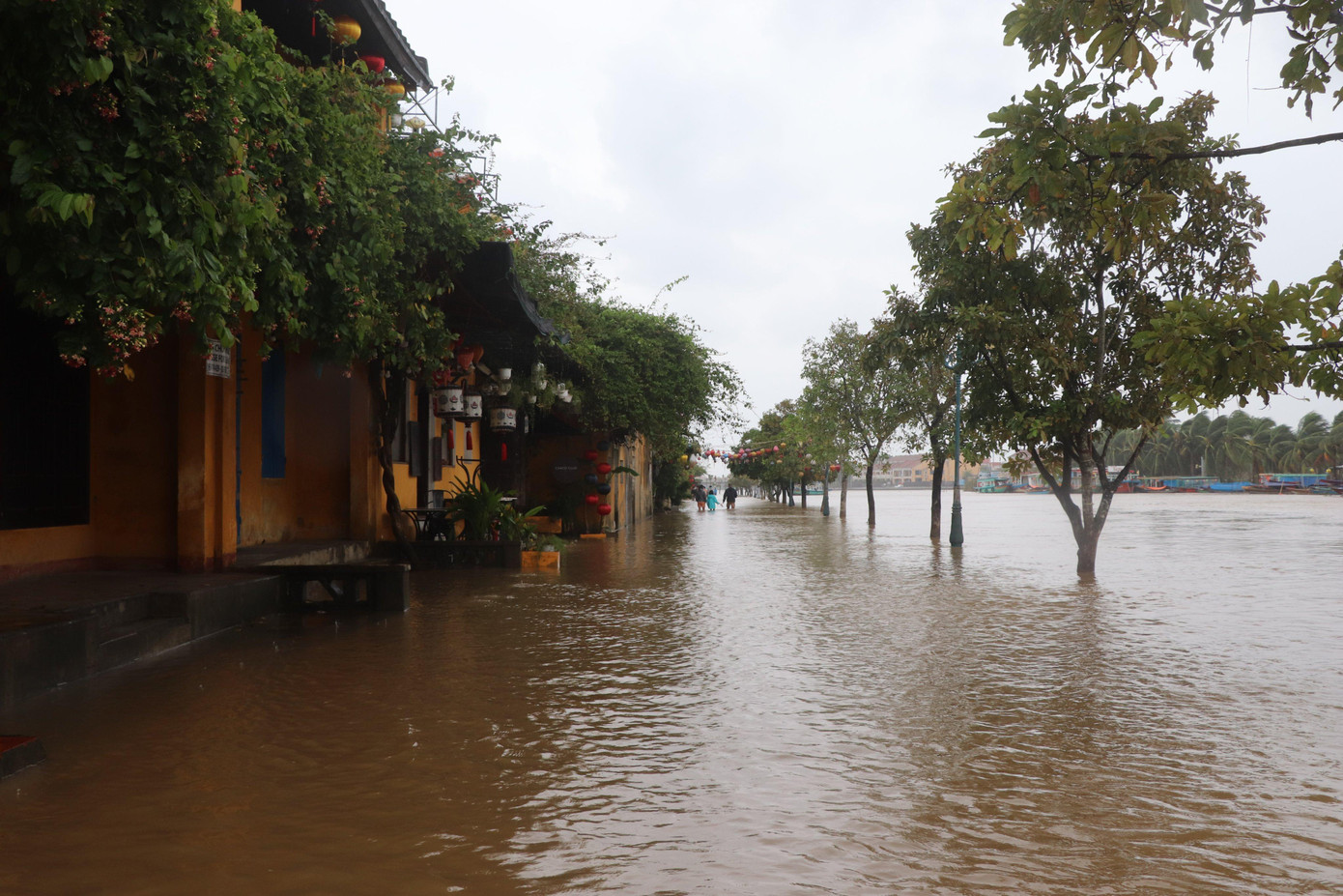 Phố cổ Hội An những ngày này lại chìm sâu trong biển nước. Phố cổ Hội An những ngày này lại chìm sâu trong biển nước.