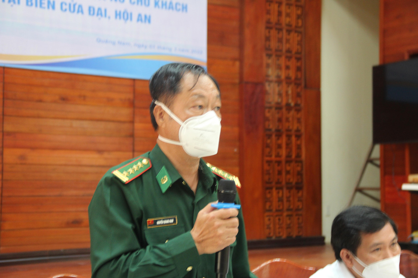 Đại tá Nguyễn Quang Nam, Phó chỉ huy trưởng - tham mưu trưởng Bộ chỉ huy Bộ đội Biên phòng tỉnh Quảng Nam.