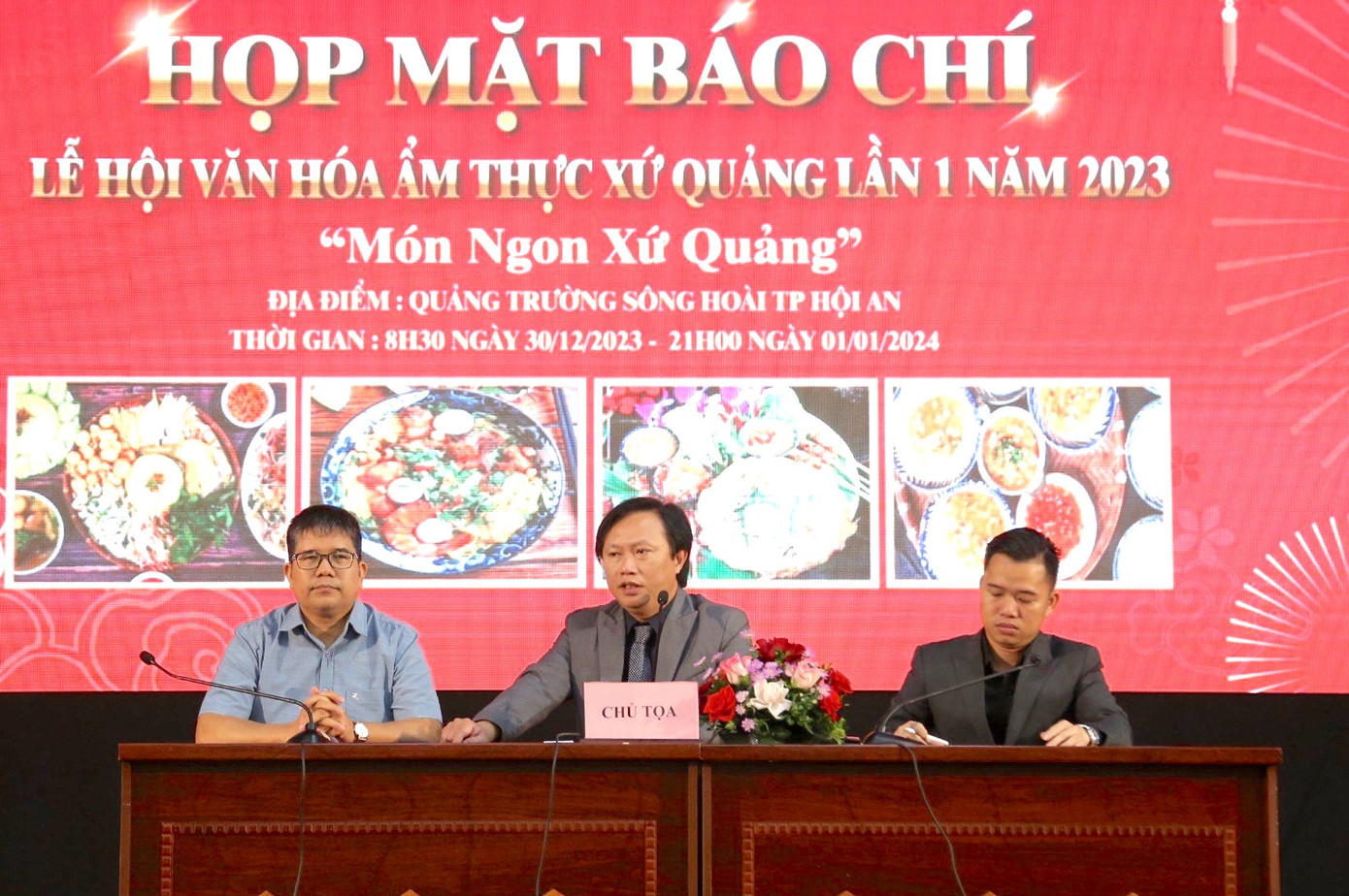 Họp báo thông tin Lễ hội văn hóa ẩm thực xứ Quảng lần thứ 1. Họp báo thông tin Lễ hội văn hóa ẩm thực xứ Quảng lần thứ 1.