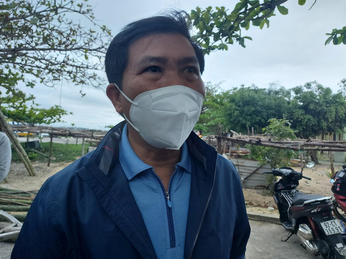 Ông Nguyễn Văn Sơn, Chủ tịch UBND TP Hội An nói về sự cố đau lòng - ảnh Hoài Văn