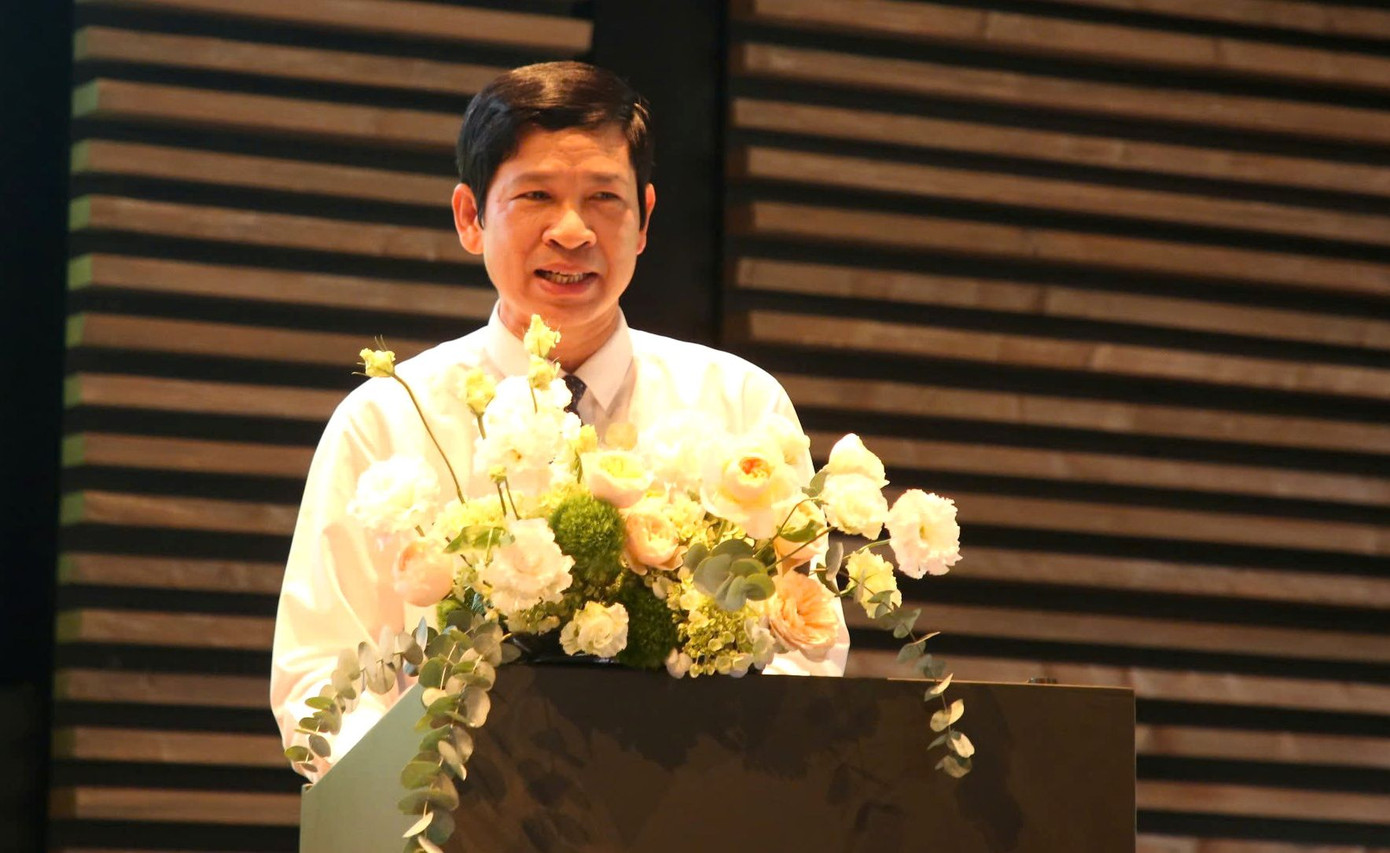 Thứ trưởng Bộ Văn hóa Thể thao và Du lịch Hồ An Phong phát biểu tại cuộc họp báo sáng 22/11. Ảnh: Hoài Văn.