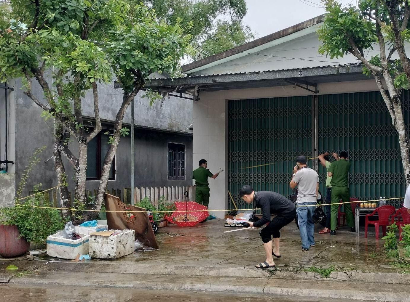 Hiện trường nơi xảy ra vụ việc.