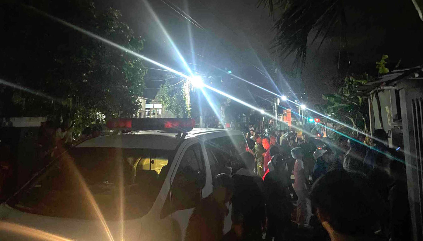 Hiện trường vụ cháy. Hiện trường vụ cháy.