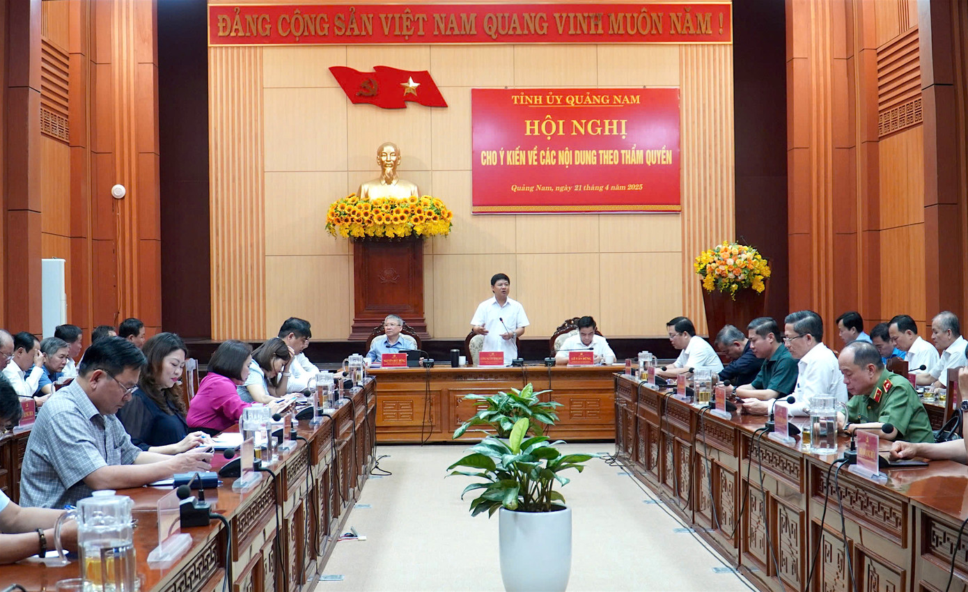 Hội nghị Tỉnh ủy Quảng Nam thảo luận, thông qua phương án đặt tên mới cho 88 xã, phường trên địa bàn tỉnh.