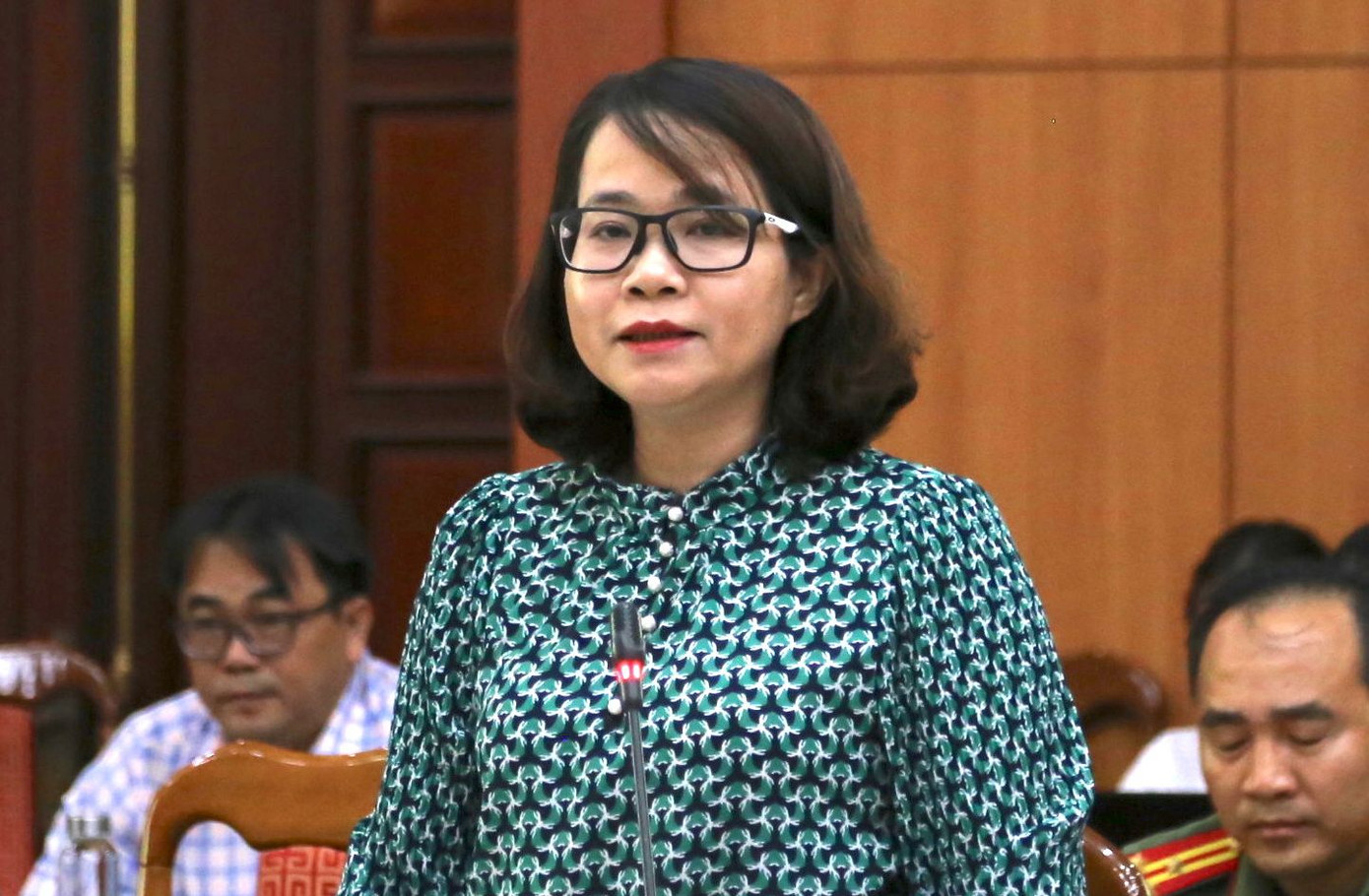 Bà Trần Thị Kim Hoa - Giám đốc Sở Nội vụ tỉnh Quảng Nam. Ảnh: Hoài Văn. Bà Trần Thị Kim Hoa - Giám đốc Sở Nội vụ tỉnh Quảng Nam. Ảnh: Hoài Văn.